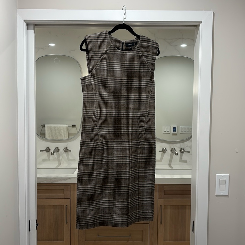 Theory women’s plaid dress